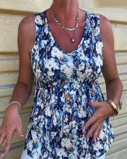Tanktop Sexy Bedruckt Ärmellos